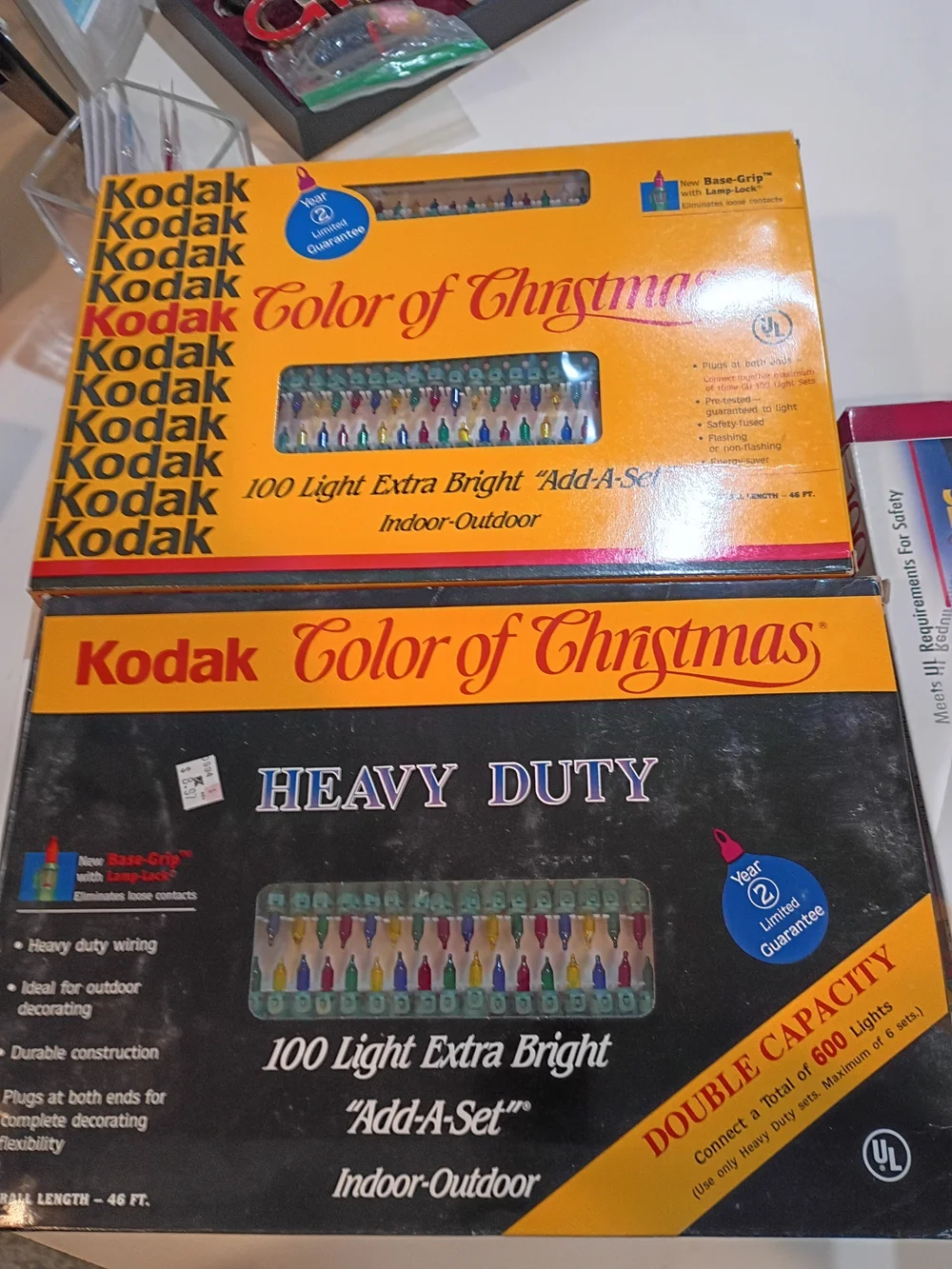 New In Original Packaging Vintage Christmas Lights Lot